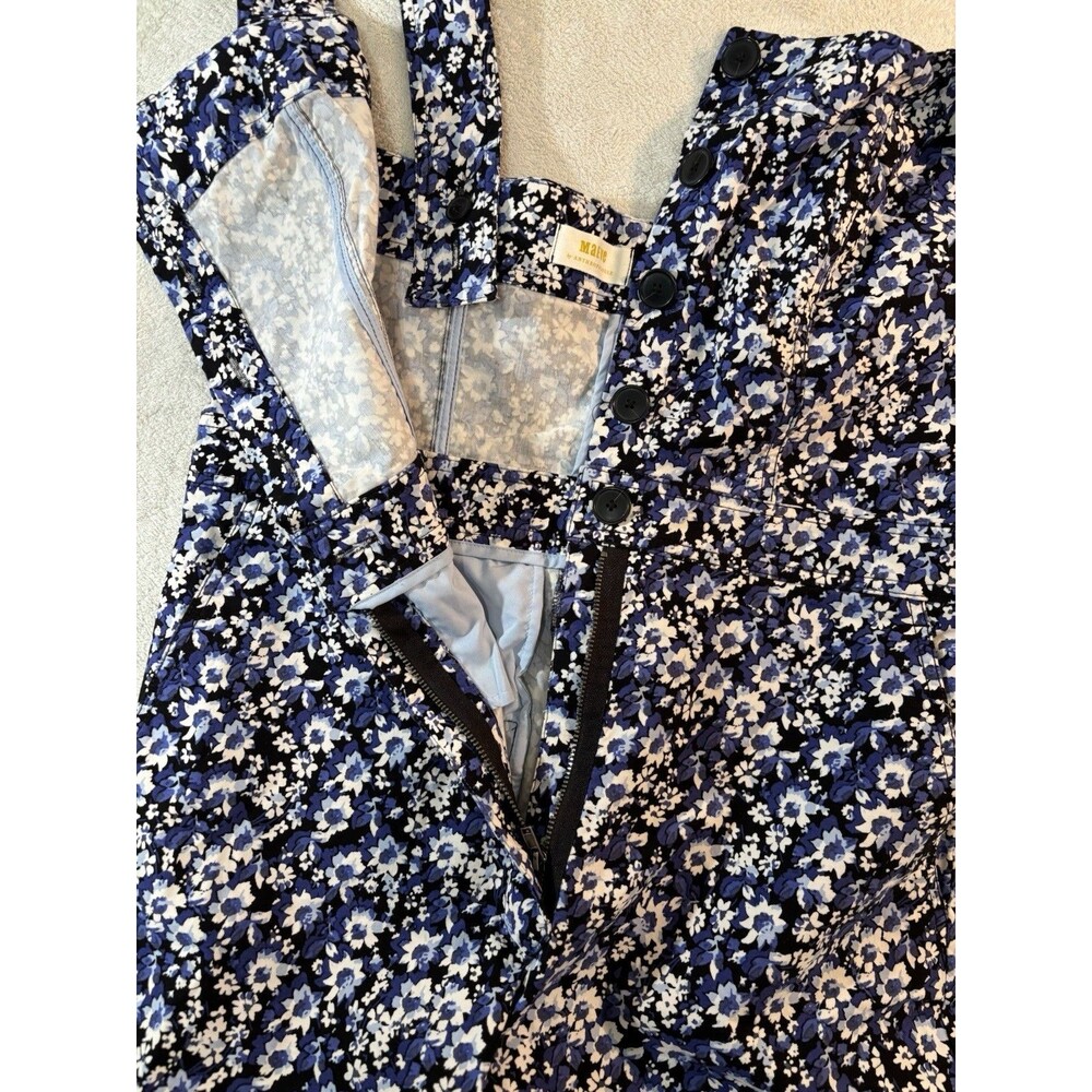 Anthropologie Navy Blue Floral Jumpsuit - Picture 13 of 13
